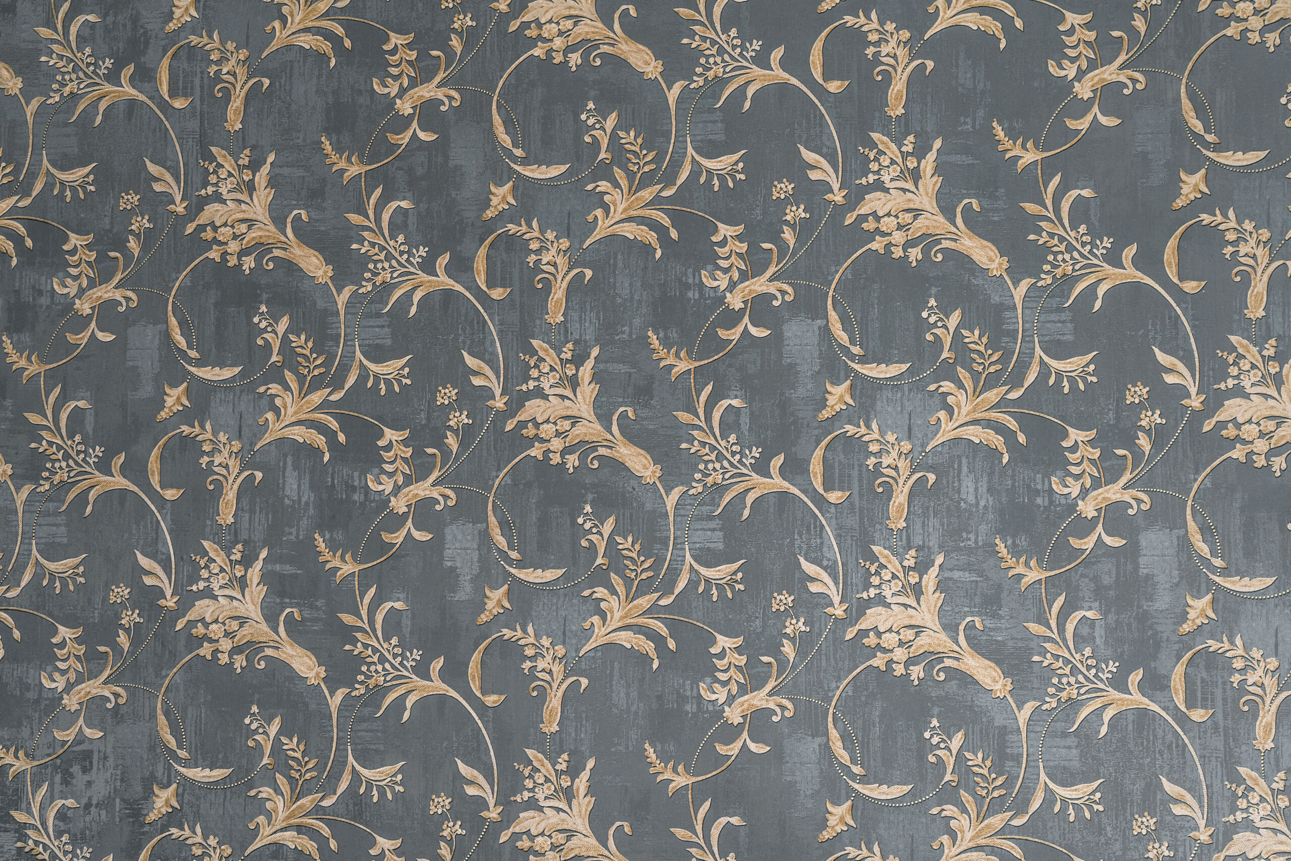 Floral old retro vintage ornament wallpaper on background. Cute ornament floral pattern. Background design. Vintage wallpaper